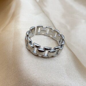 Sterling silver adjustable ring S925 stamped